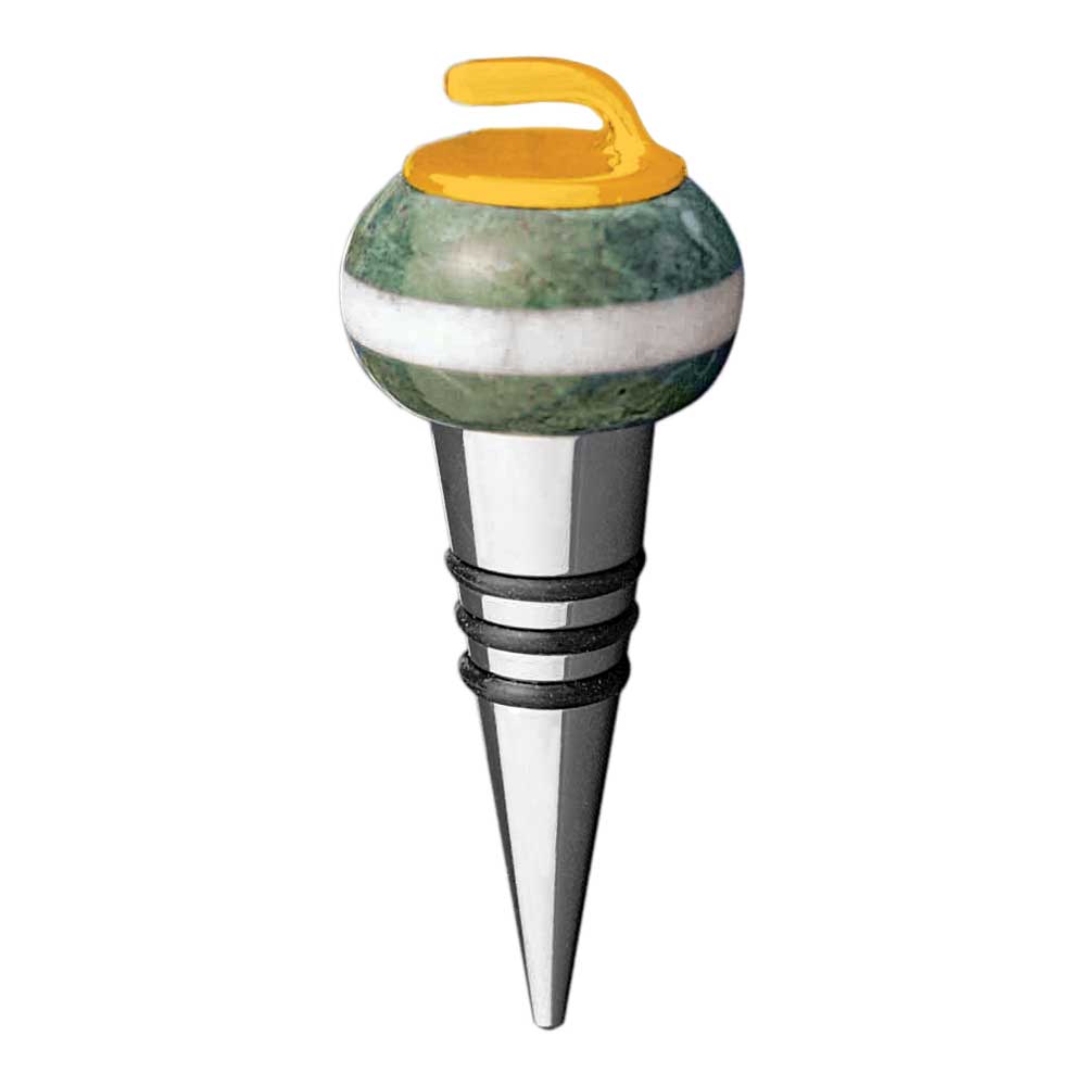 Curlingstein Weinflaschenverschluss